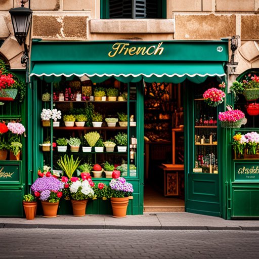 French Flower Shop Names